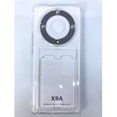 Чехол прозрачный противоударный с кармашком для карт на Honor X9A