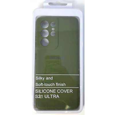 Чехол Silicone Cover на Samsung S21 Ultra