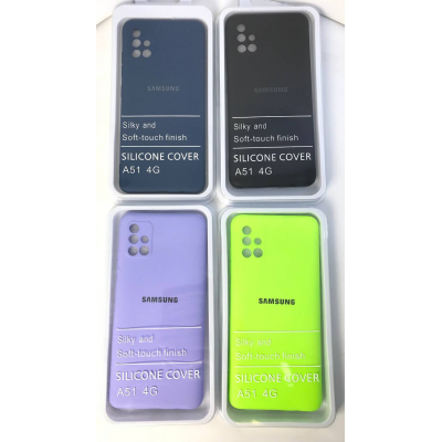 Чехол Silicone Cover на Samsung A51 (4G)