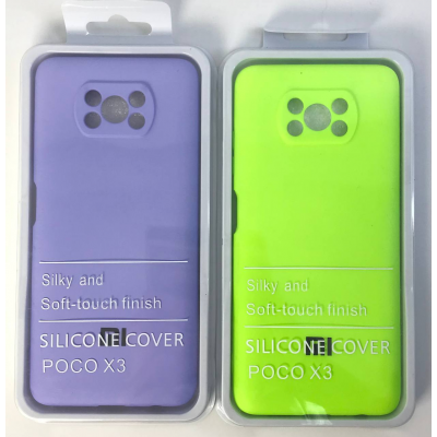 Чехол Silicone Cover на Poco X3