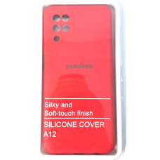 Чехол Silicone Cover на Samsung A12