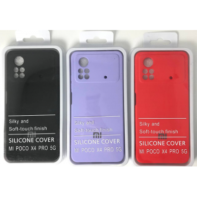 Чехол Silicone Cover на Mi Poco X4 Pro (5G)