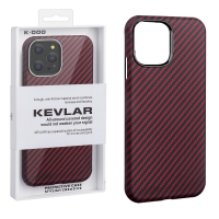 Чехол карбоновый K-DOO MAG KEVLAR с MagSafe для iPhone 15