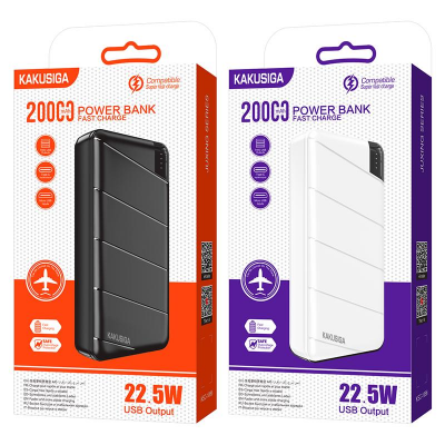 KAKUSIGA KSC-1086 Power Bank 20000mah (22.5W)