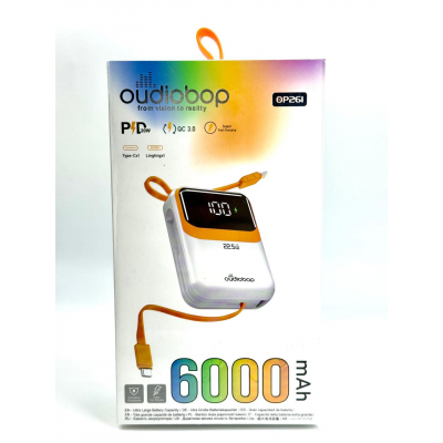 Power Bank 6000mAh oudiobop OP261