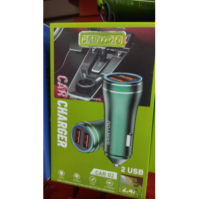 АЗУ SAINYOU CAR-02 (Блок) 2,4А/2USB