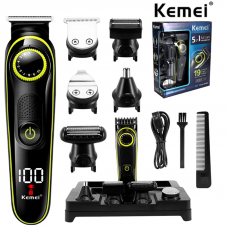 Mашина для бороды с насадками Kemei KM-696