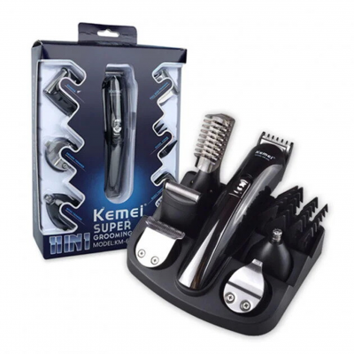 машина для бороды с насадками Kemei KM-600