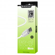 Кабель Borofone BX14 Micro (2M)