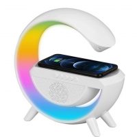 Беспроводная Bluetooth Колонка с беспроводной зарядкой и лампой - JQS 1220