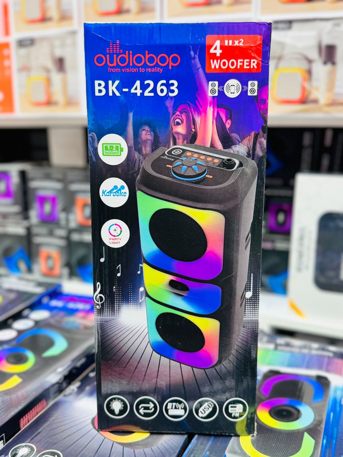 Акустическая колонка oudiobop BK-4263 Акустическая колонка oudiobop BK-4263