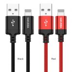 Кабель Lightning KAKUSIGA KSC-652 (Черн./Красн.)