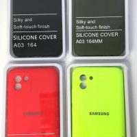 Чехол Silicone Cover на Samsung A03 (164mm)