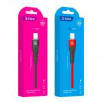 Кабель Type-C KAKUSIGA KSC-298 (Черн./Красн.)