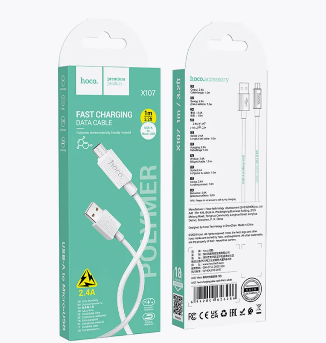 Кабель Micro HOCO X107 Кабель Micro HOCO X107