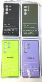 Чехол Silicone Cover на Samsung S23 Ultra