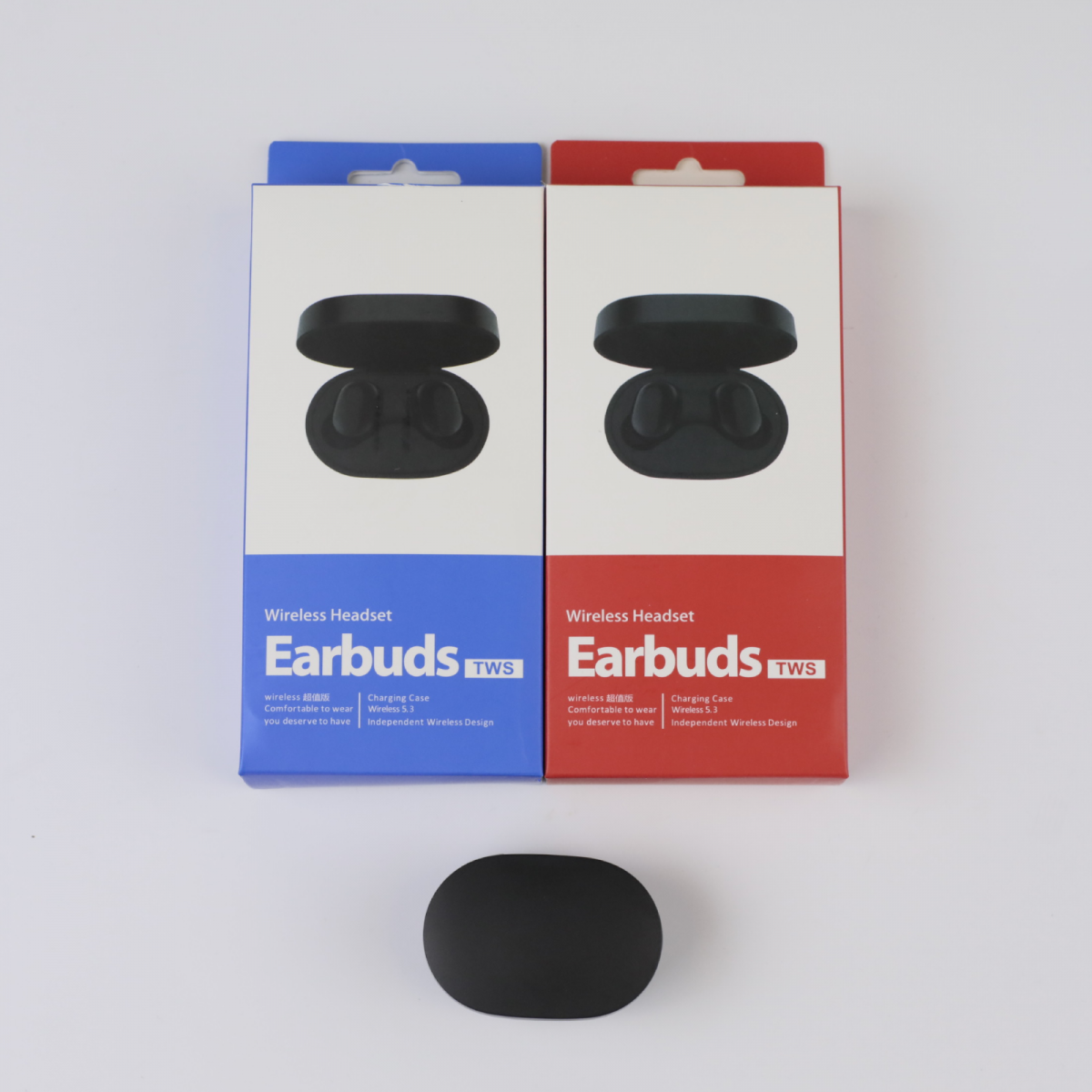 Беспроводные наушники Earbuds без цифрового дисплея (Синяя)