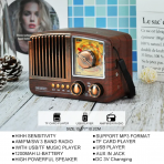 Портативная FM колонка NS-3186BT