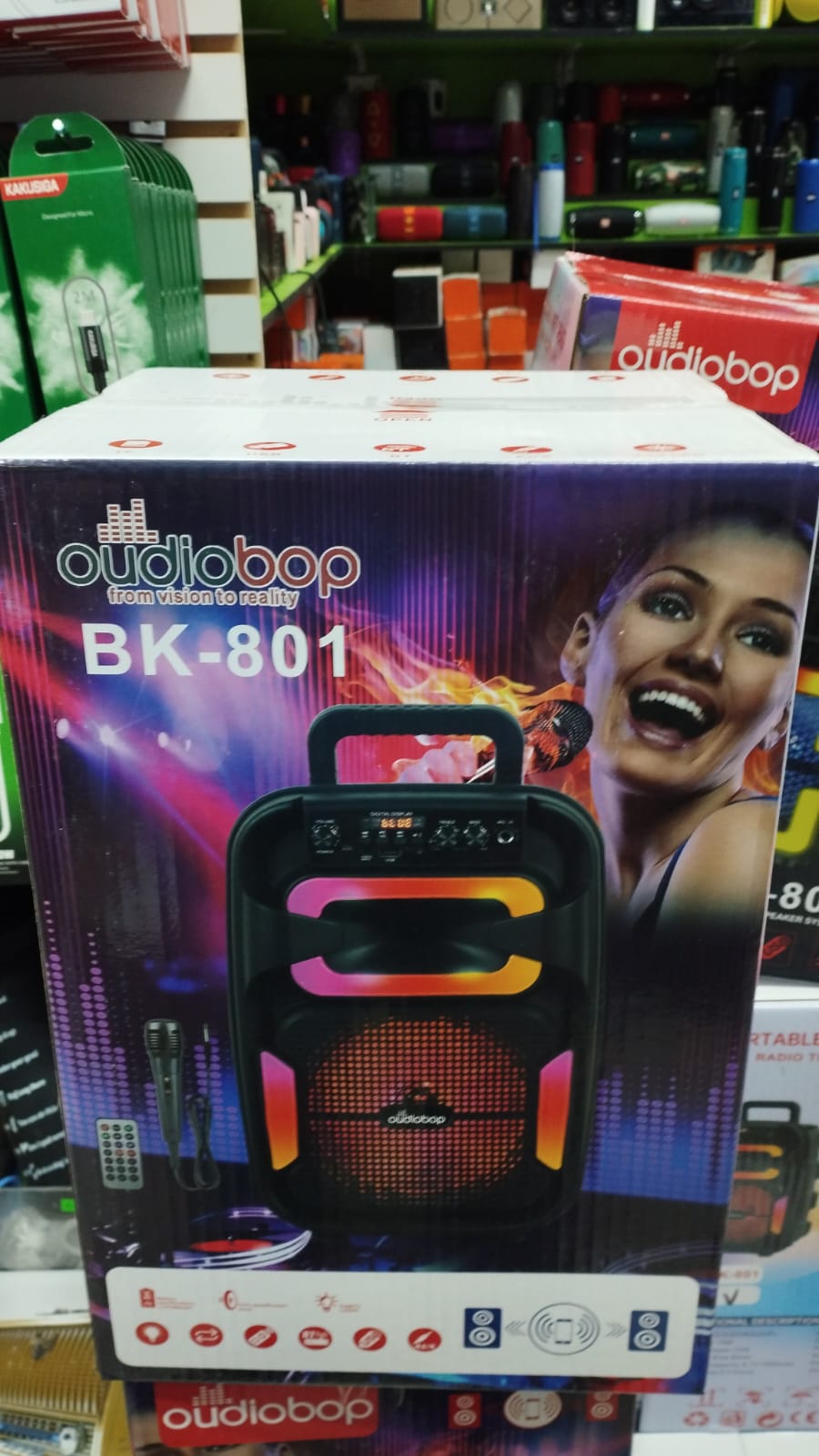 Акустическая колонка oudiobop BK-801 Акустическая колонка oudiobop BK-801