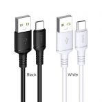 Кабель Type C KAKUSIGA KSC-419 (Черн./Бел.)