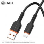 Кабель Lightning KAKUSIGA KSC-225 (Черн./Бел.)