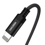 Кабель Lightning KAKUSIGA KSC-331 (3m) (Черн./Красн.)