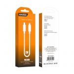 Кабель Lightning KAKUSIGA KSC-962 (Type-C to Ligtning) (Бел.)