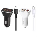 АЗУ KAKUSIGA KSC-529 + Type-C (Черн./Бел.)