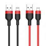 Кабель Lightning KAKUSIGA KSC-319 (Черн./Красн.)