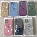 Чехол Magnetic блестящий на Iphone 15