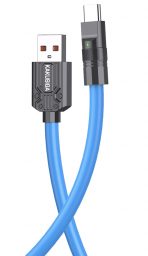 Кабель Type-C KAKUSIGA KSC-955 (Черн./Бел.)