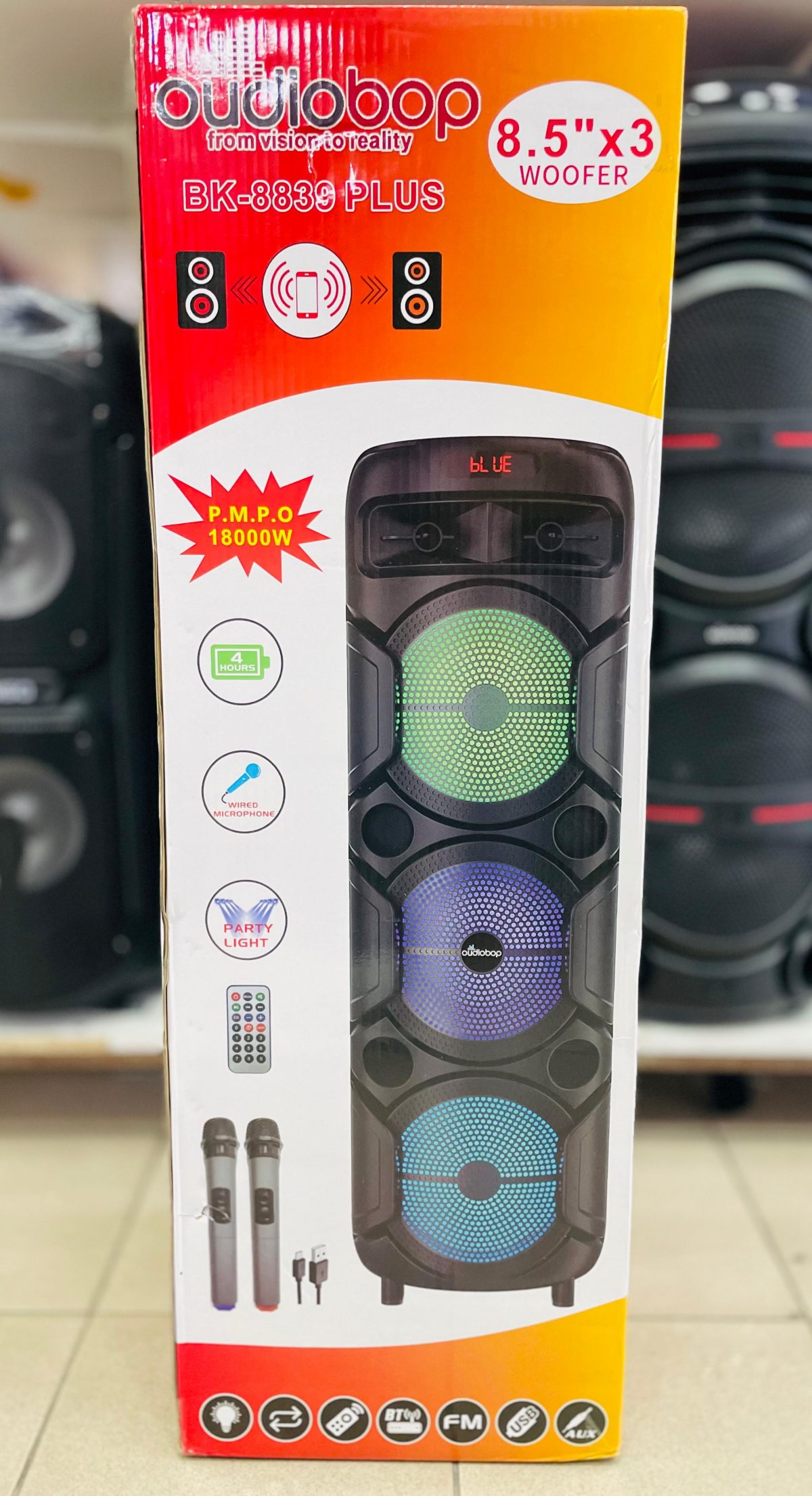 Акустическая колонка oudiobop BK-8839 PLUS