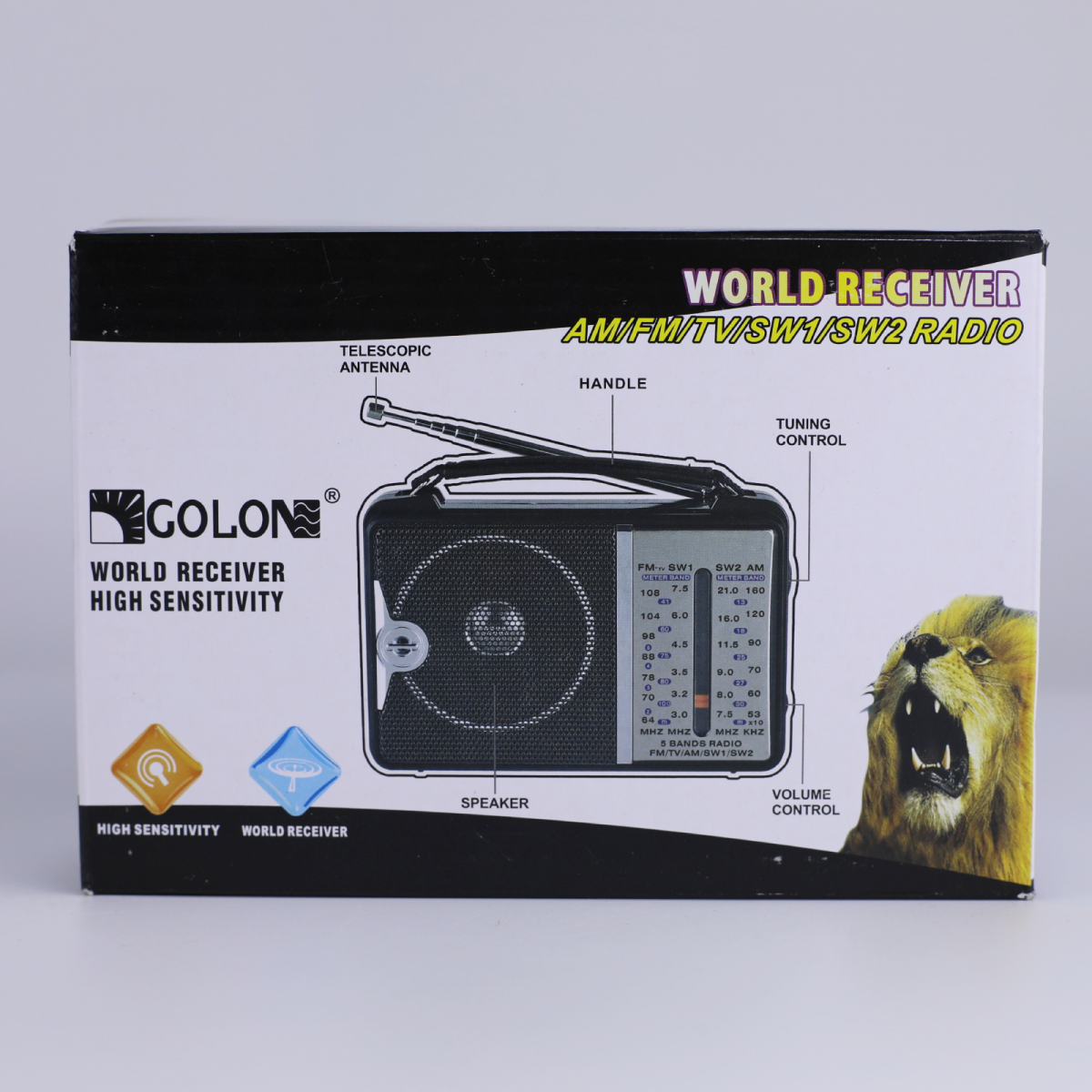 Портативная FM колонка RX-606AC