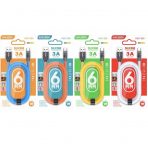 Кабель Type-C KAKUSIGA KSC-955 (Черн./Бел.)