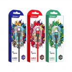 Кабель Lightning KAKUSIGA KSC-431 (Черн./Красн.)