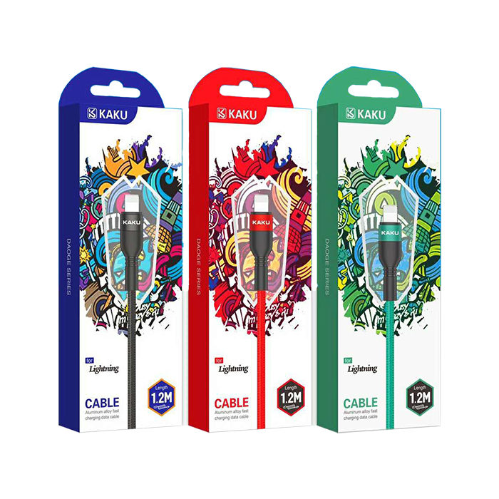 Кабель Lightning KAKUSIGA KSC-431 (Черн./Красн.) Кабель Lightning KAKUSIGA KSC-431 (Черн./Красн.)