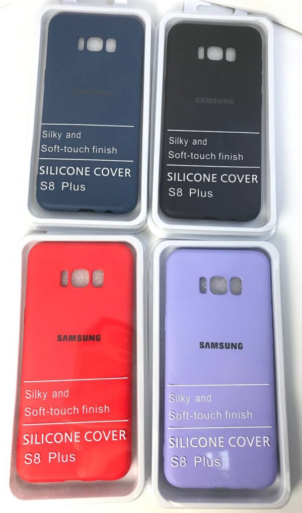 Чехол Silicone Cover на Samsung S8 Plus