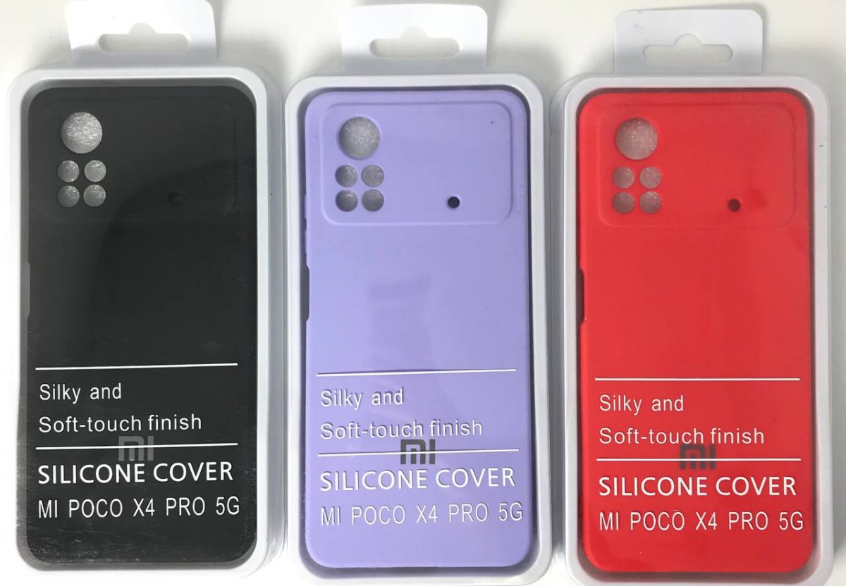 Чехол Silicone Cover на Mi Poco X4 Pro (5G)