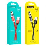 Кабель Lightning KAKUSIGA KSC-306 (Черн./Красн.)