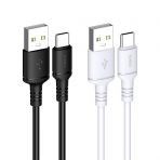 Кабель Type-C KAKUSIGA KSC-421 (2m) (Черн./Бел.)