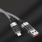 Кабель Lightning KAKUSIGA KSC-696 (Красн./Сер.)