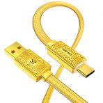 Кабель Type-C KAKUSIGA KSC-801 (Золото, Серебро)