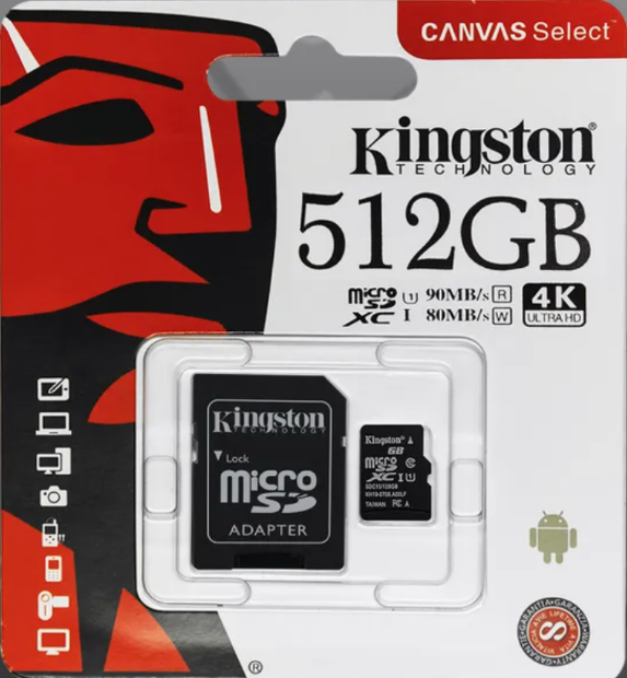 08. KINGSTON Memory Card micro (512G)