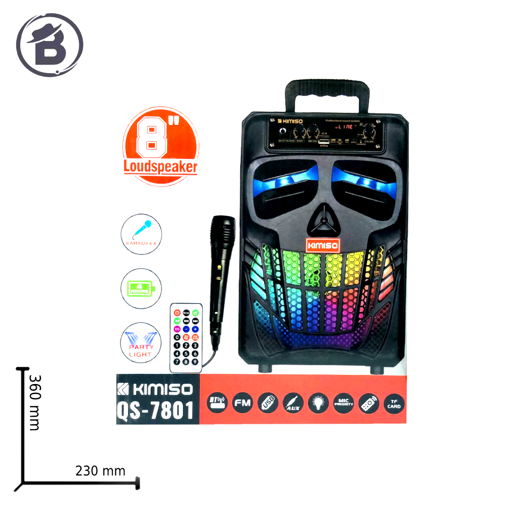 Акустическая колонка QS-7801 Акустическая колонка QS-7801