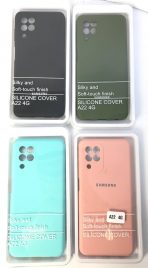 Чехол Silicone Cover на Samsung A22 (4G)