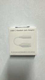 Переходник AUX to Type-C белый