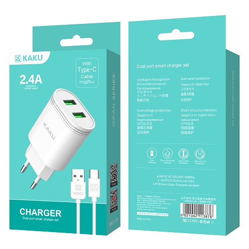 СЗУ KAKUSIGA KSC-372 + Type-C (Бел.) СЗУ KAKUSIGA KSC-372 + Type-C (Бел.)