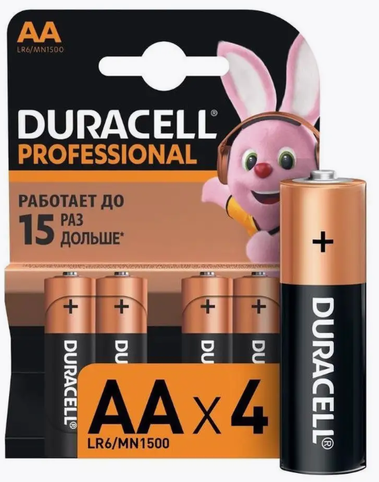Батарейки Duracell АА (4шт) Батарейки Duracell АА (4шт)