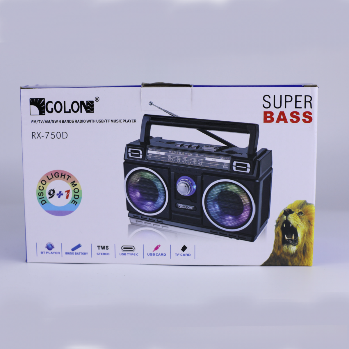 Портативная FM колонка RX-750D