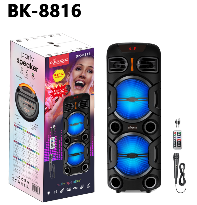 Акустическая колонка oudiobop BK-8816 Акустическая колонка oudiobop BK-8816